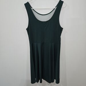 Grace Karin Sz XL Dark Green Mini Dress